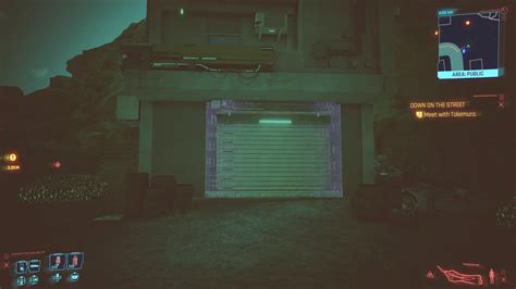 You can sit on the couch and activate the TV, which. . Cyberpunk woodhaven street garage
